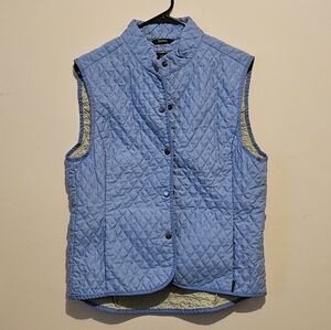 Barbour Fulbourn Gilet Vest In Light Baby Blue